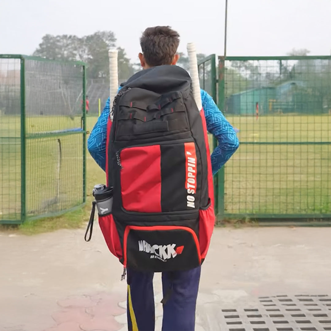 Condor Navy Blue 89L Unisex Cricket Kit Bag Backpack| Adult Size| 2 Bat | Shoe/Helmet Pocket| Main Compartment 20" Leg Pad |2 Bottle Holder| Easy Access Pocket | Player Edition Senior,Polyester