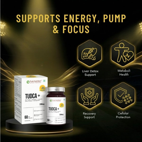 TUDCA+ Liver Health Support TUDCA & Milk Thistle | Liver Detox & Wellness