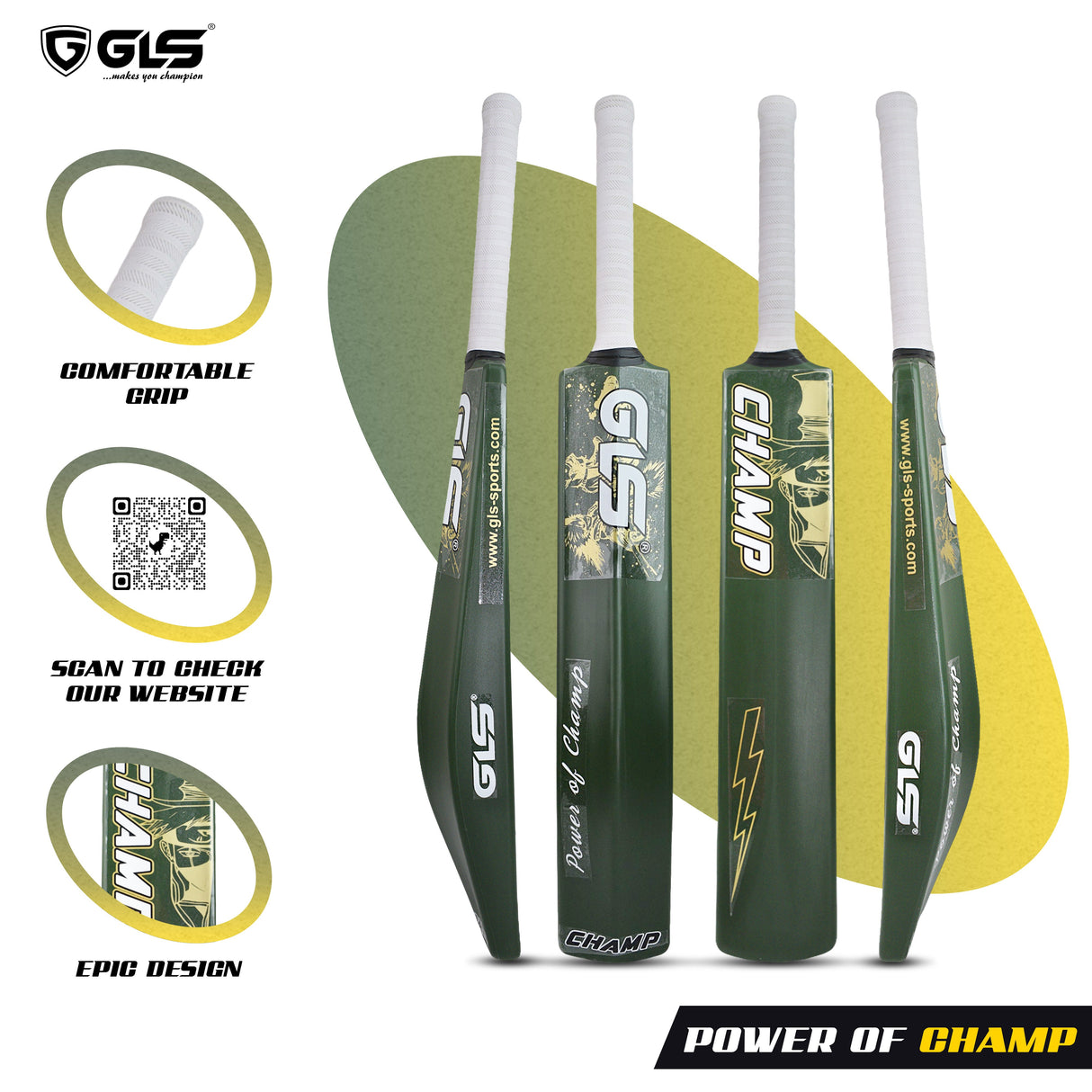 GLS Phantom Military Plastic Bat