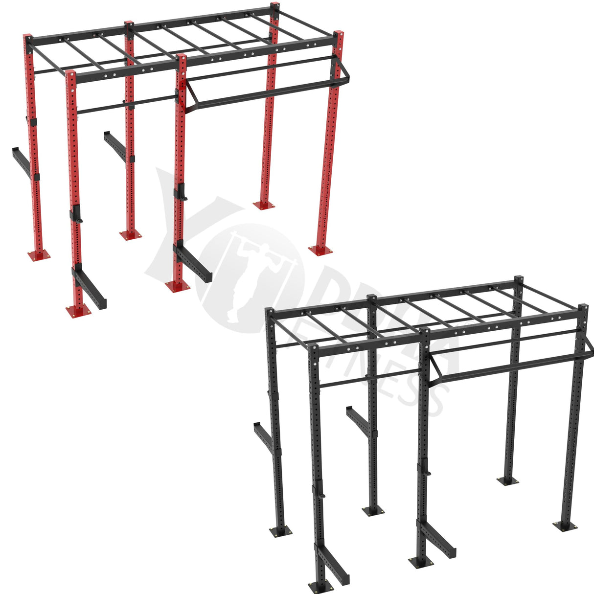 Freestanding Crossfit Rig - 10 Ft with Monkey Bar