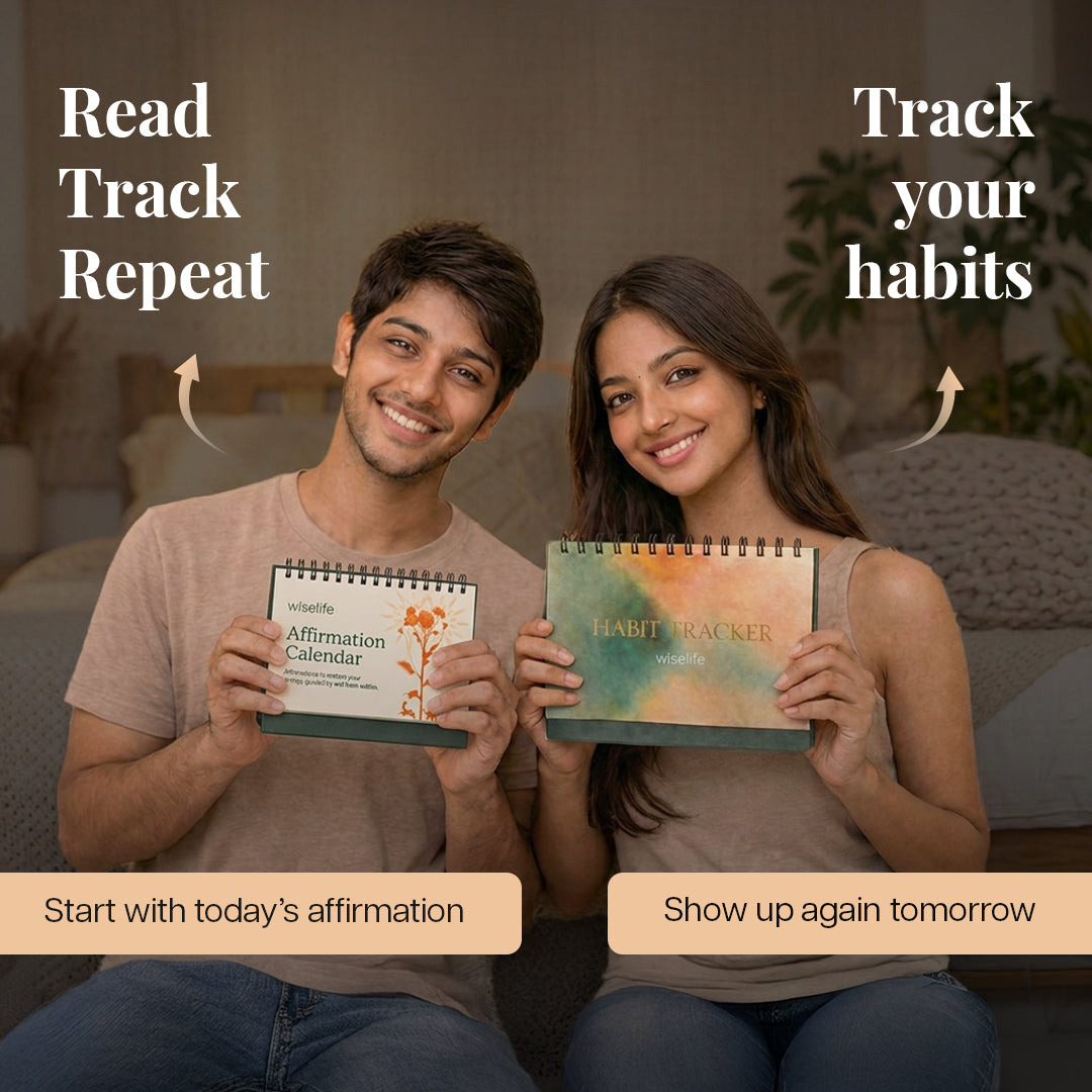 Mindful Living Combo | Affirmation Calendar & Habit Tracker