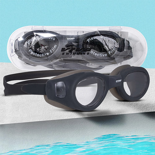 Viva Swimming VIVA-200 Swimming Goggles with Free Protective Case Pro Clear Lens & Wide-Vision Swimming Goggles with UV and Anti Fog Protection for Adult Men Women