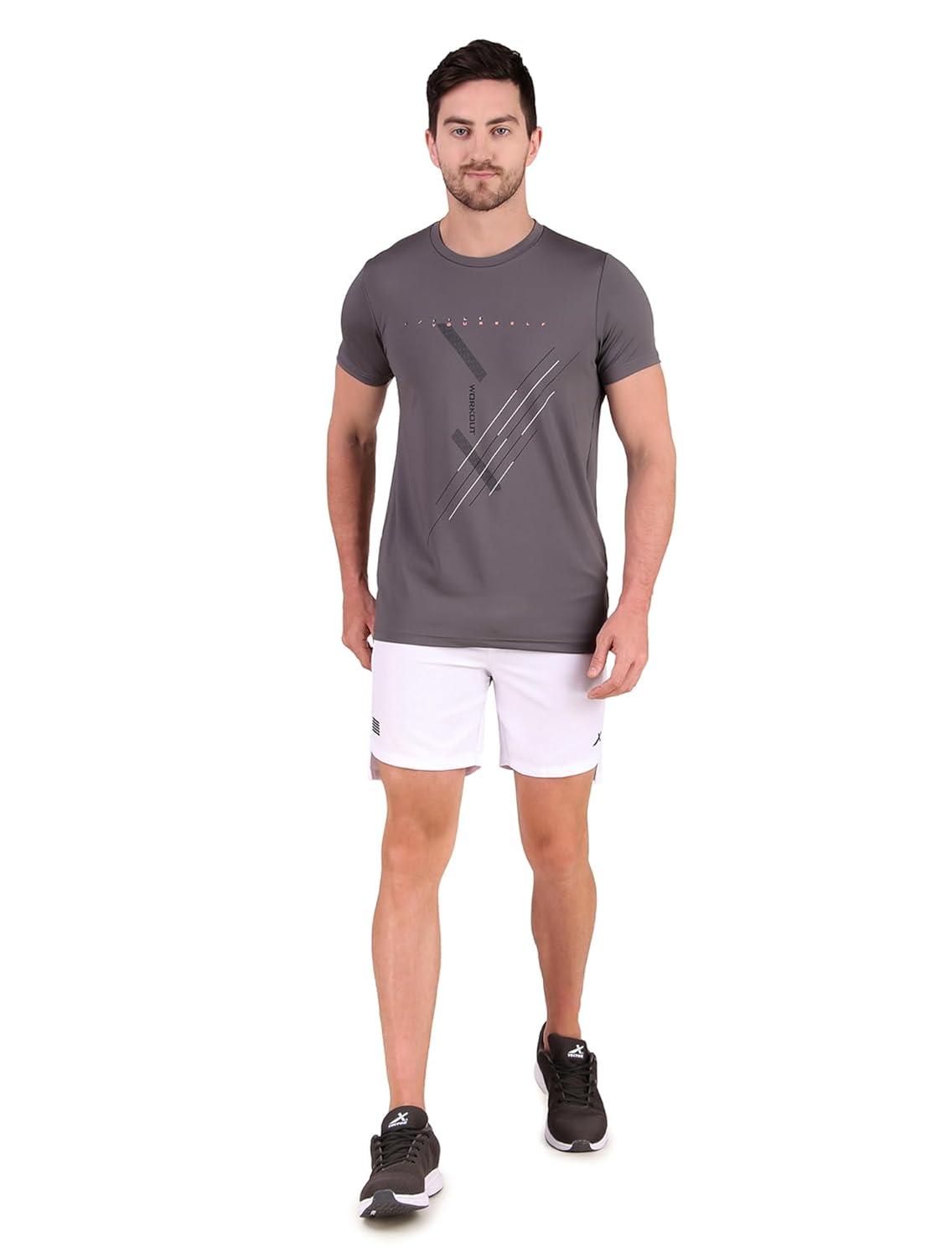 VECTOR X OMT-275 Men's Round Comfortable T-shirt (Pack of 1)For Gym Training and Other Sports