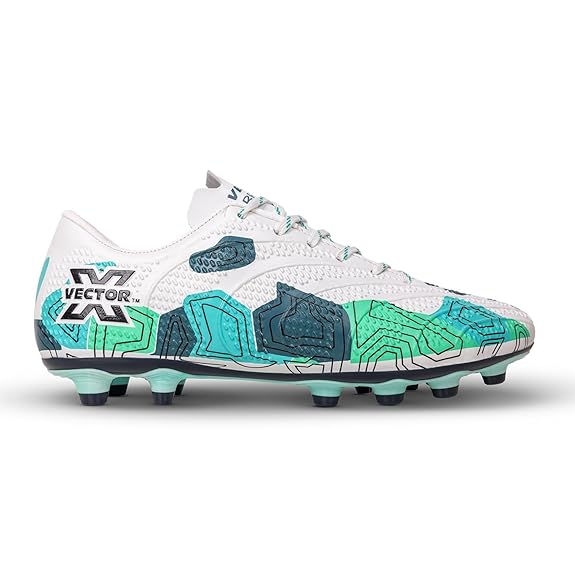Vector X Breeze Pro Soccer Studs Fully Embossed Synthetic Upper|Double Colour TPU sole Football Shoes For Men