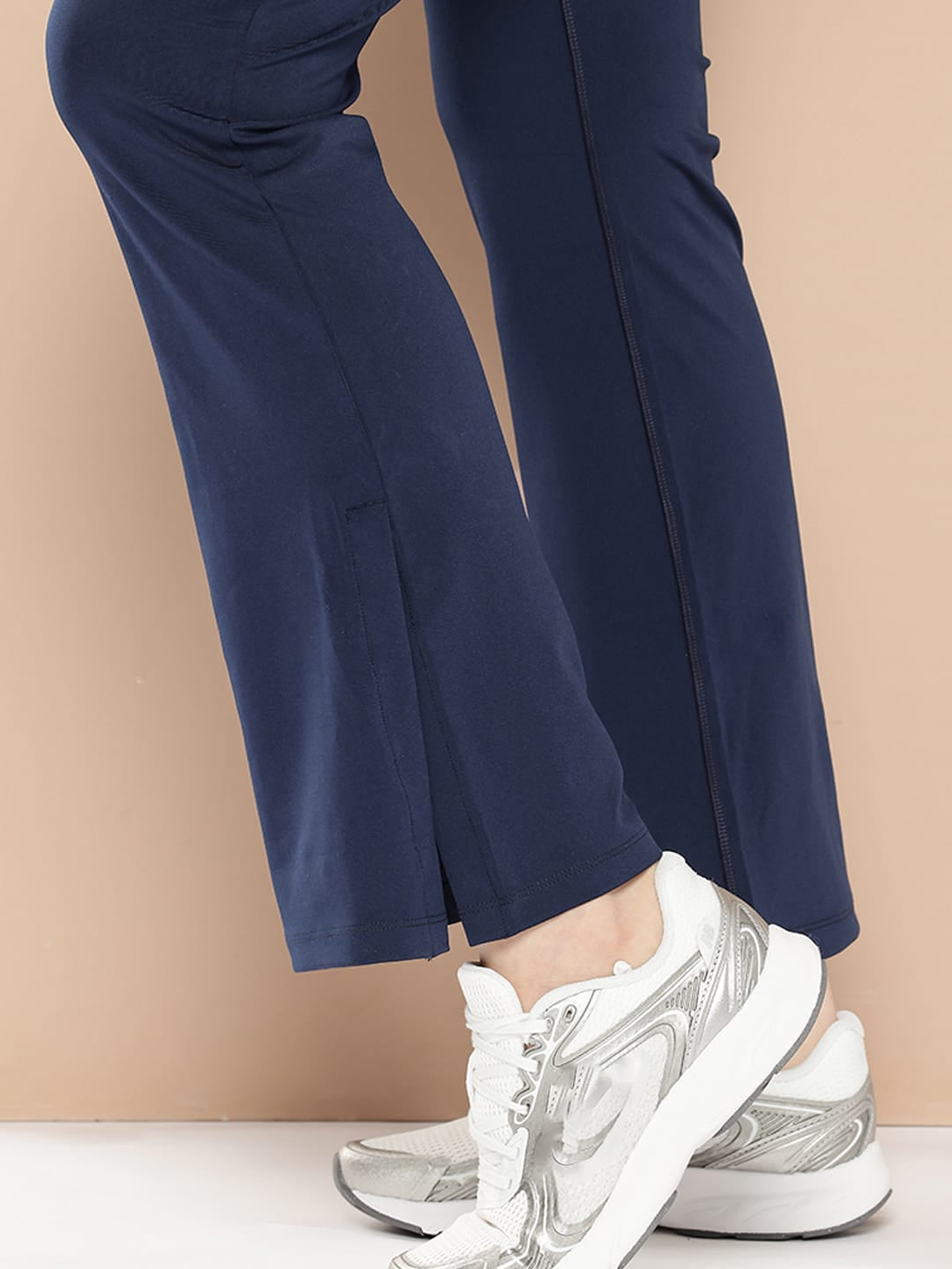 Slit Bootcut Navy Blue