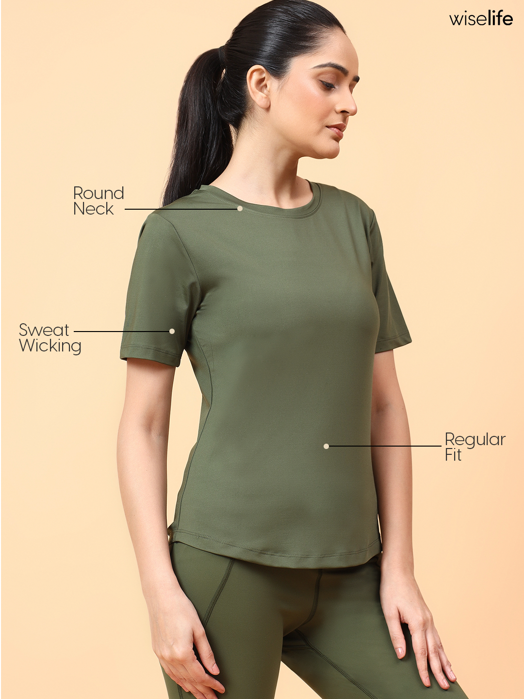 Active Classic T-shirt (Olive green)