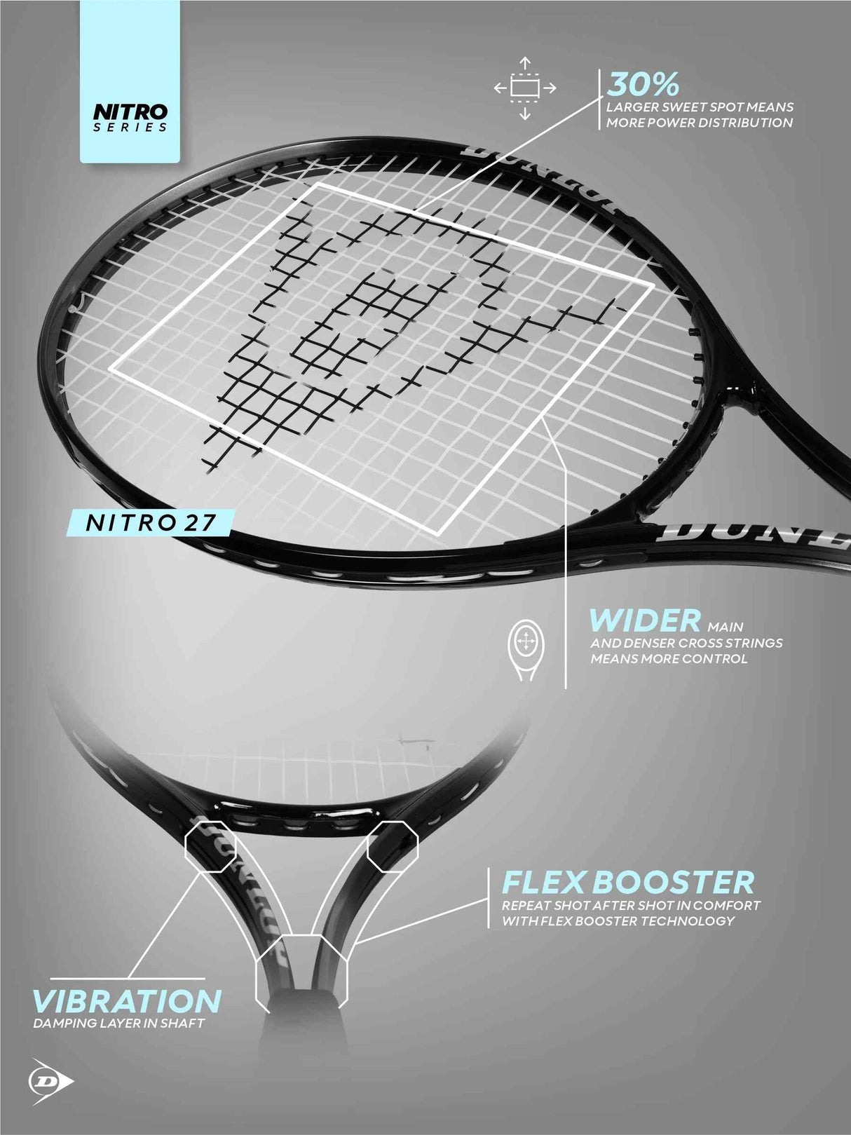 Dunlop Nitro Tennis Racket