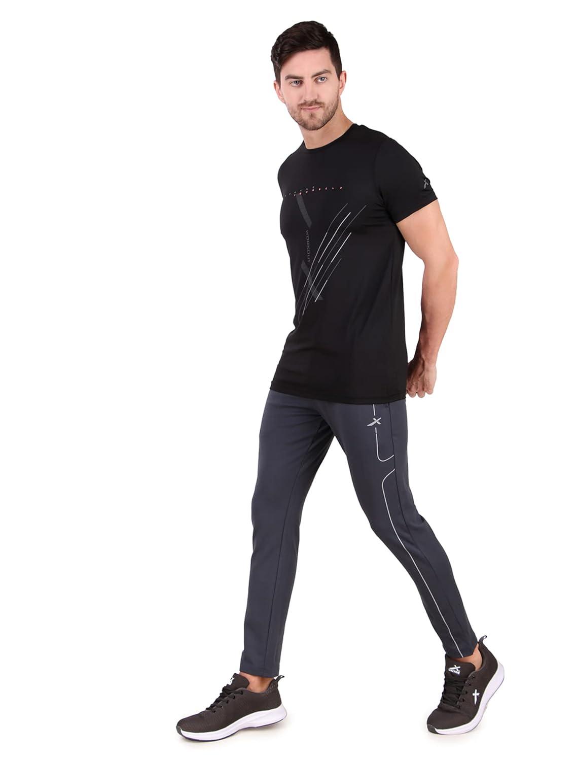VECTOR X OML-264 Men Solid Slim-Fit Track Pant