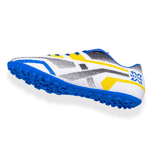 Vector X Rapid 2.0 Series 3D Texture Upper with Double Colour TPU Sole| Unique Design|Comfortable| Football Soccer Court Studs|Futsal Shoe| Ideal for Synthetic Turf & Hard Ground|Men, Youth, Boys