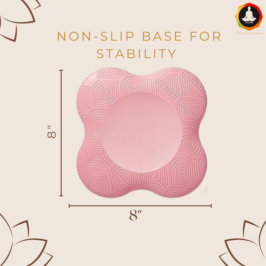 Vedam Yoga Knee Pad (Pink set of 2 pcs)