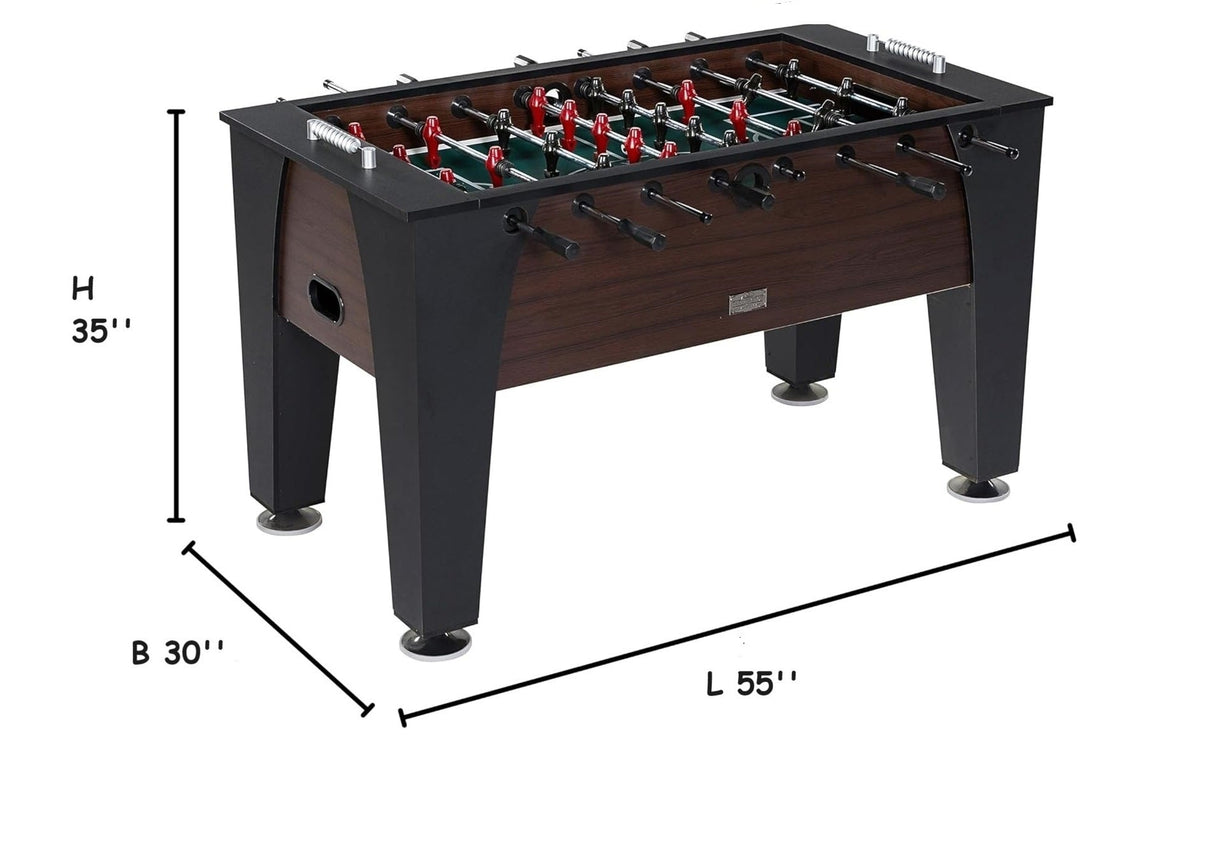 WENGE Color Foosball Table | Soccer Table | Kibi Sports BB_KIBI