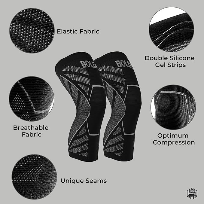 Boldfit Knee Caps For Women & Men Knee Support | Kibi Sports