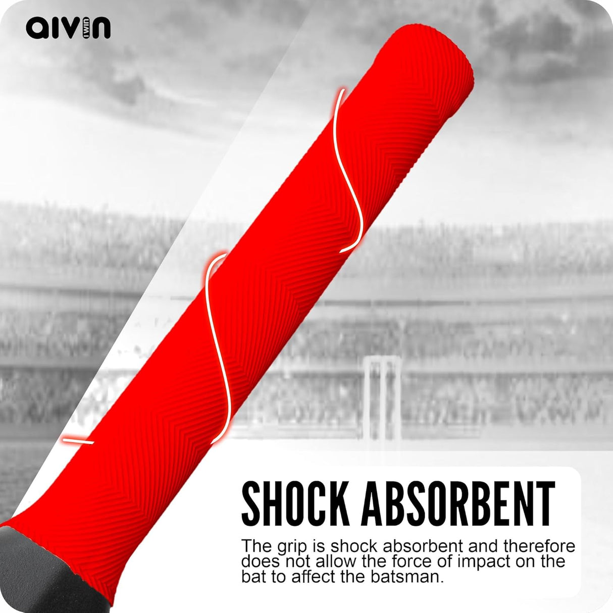 Aivin HIT-MAN Heavy Duty PVCPlastic Cricket Bat, Standrad Size (34” X 4”) Premium Bat for All Age Groups – BoysGirlsAdults Heavy Duty Black Plastic Cricket Bat (BlackRed)