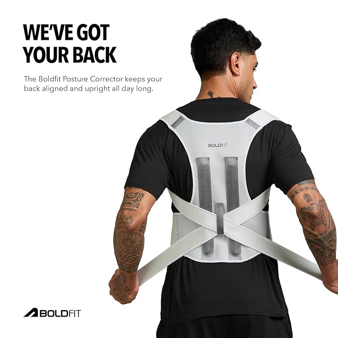 Boldfit Posture Corrector Back Support | Kibi Sports Boldfit