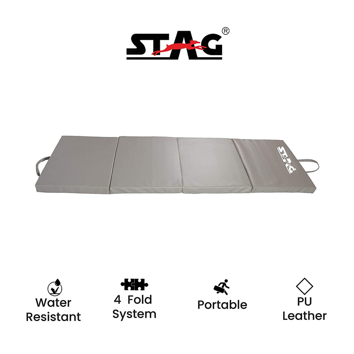 STAG GLOBAL Foldable Yoga Mat, Thickness : 10MM