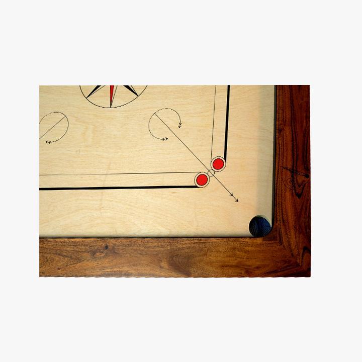 Synco Limited Edition 20 mm Full size carrom board with Free Cover