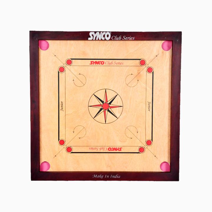 Synco Club Series Junior 24 inch Carrom Board for Kids and Adults