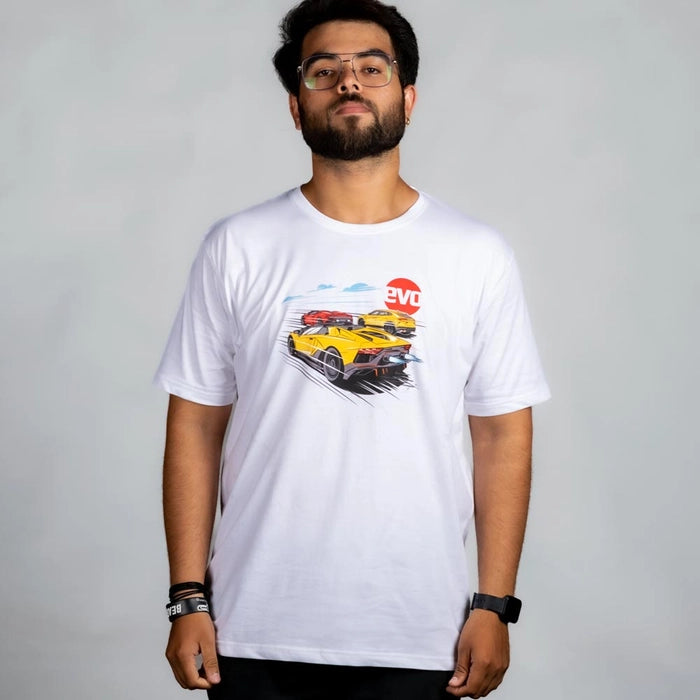 Lambos | T-Shirt | EVO India | White - Image 2 | KIBI SPORTS