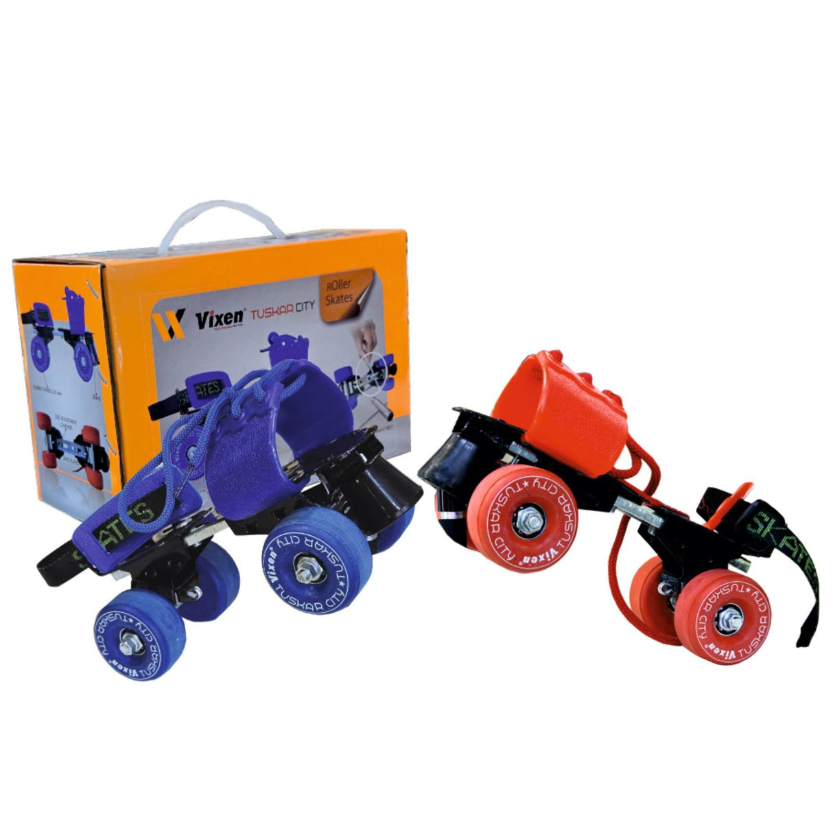 RUBBER WHEELS 55 MM (VIXEN ROLLER SKATES TUSKAR CITY)