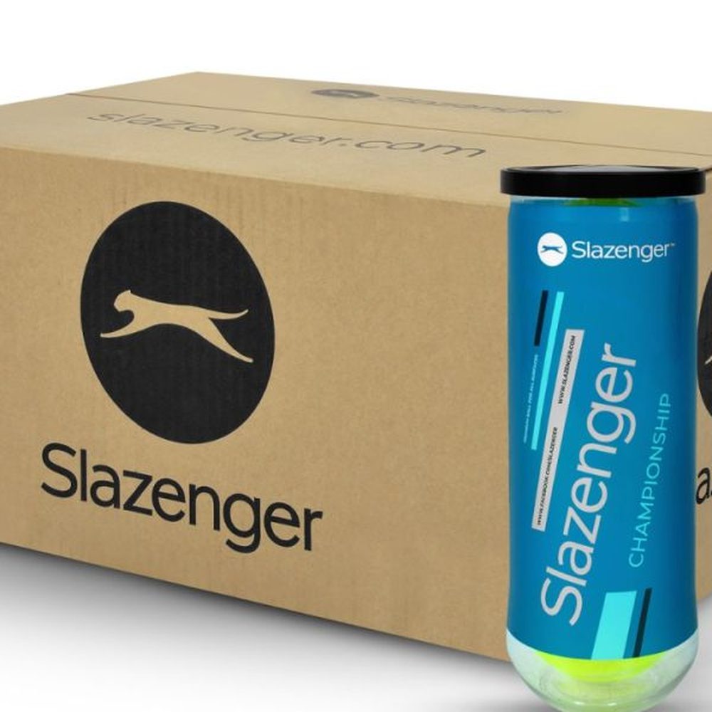 SLAZENGER Championship Tennis Ball Carton (72 Balls) | Kibi Sports - crop-closeup