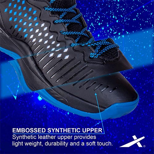 Vector X Cosmic Basketball Shoe with Spalding Rebound Rubber Streetball Basketball Combo Set for Men, Breathable Non Slip Outdoor Sneakers Cushioning Workout Shoes for Fitness