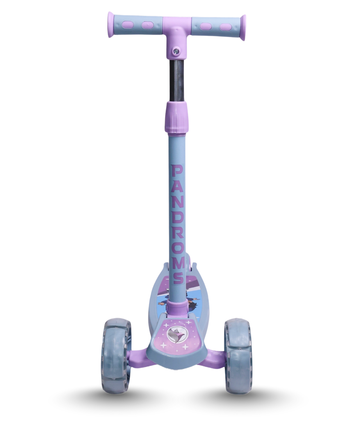 3-Wheel Kick Scooter With LED Wheels