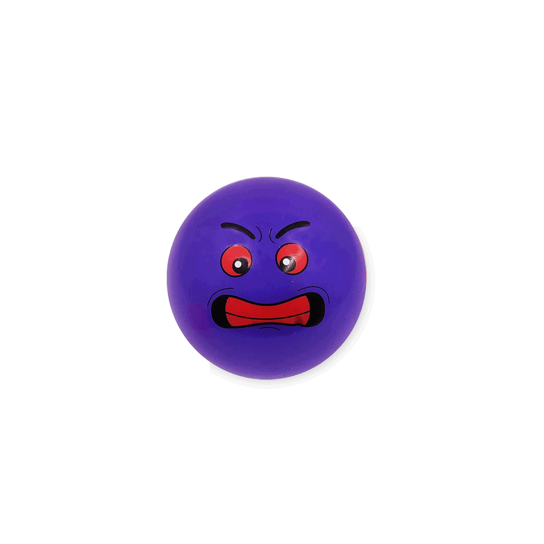 Synco Emoji Faced Balls Assorted Color Pack of 5