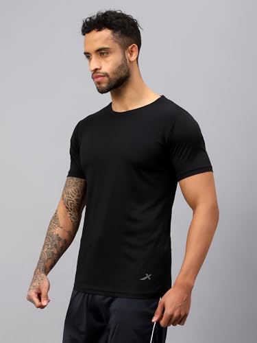 Vector X Mens Solid Crew Neck Short-Sleeve T-Shirt