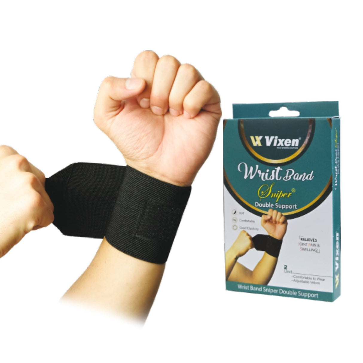 VIXEN WRIST BAND SNIPER DOUBLE SUPPORT