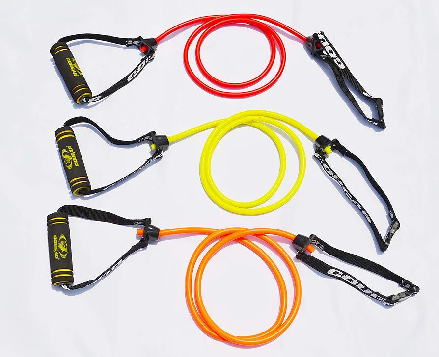 Cougar Toning Tube, Toning Tube for Exercise, Resistance Band Set with Handles, Single Toning Resistance Tube Heavy Quality, All Purpose Fitness Tube for Home and Gym