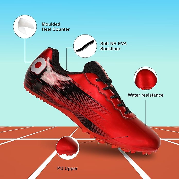 AIVIN Race Running Spikes for Men/Comfortable and Lightweight/Sports Shoe