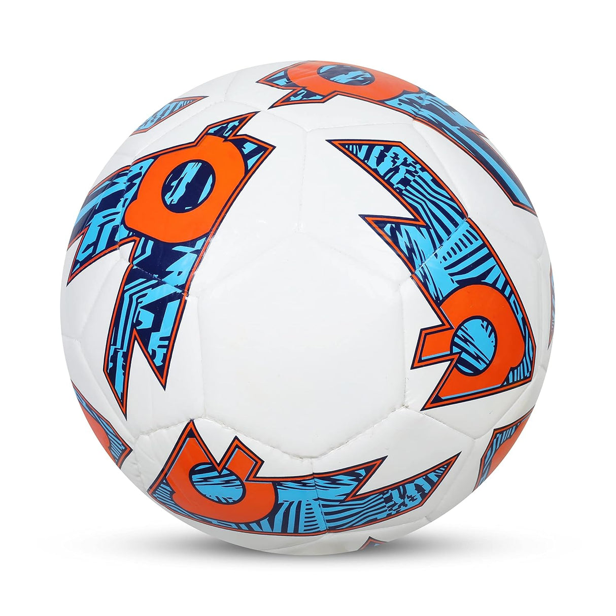 Aivin Trend Football Machine Stitched Football Game, for Training, Match, Sports, Playing, Outdoor Ball, Durable & Water Resistance Football for Practice, 32 Panel, Size-5 (Blue/White)