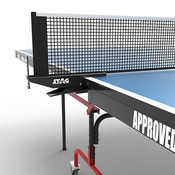 STAG GLOBAL Club Table Tennis Table | Top Thickness 19mm | 1 Table Cover, 2 TT Rackets, 6 Balls, 1 Clamp Net
