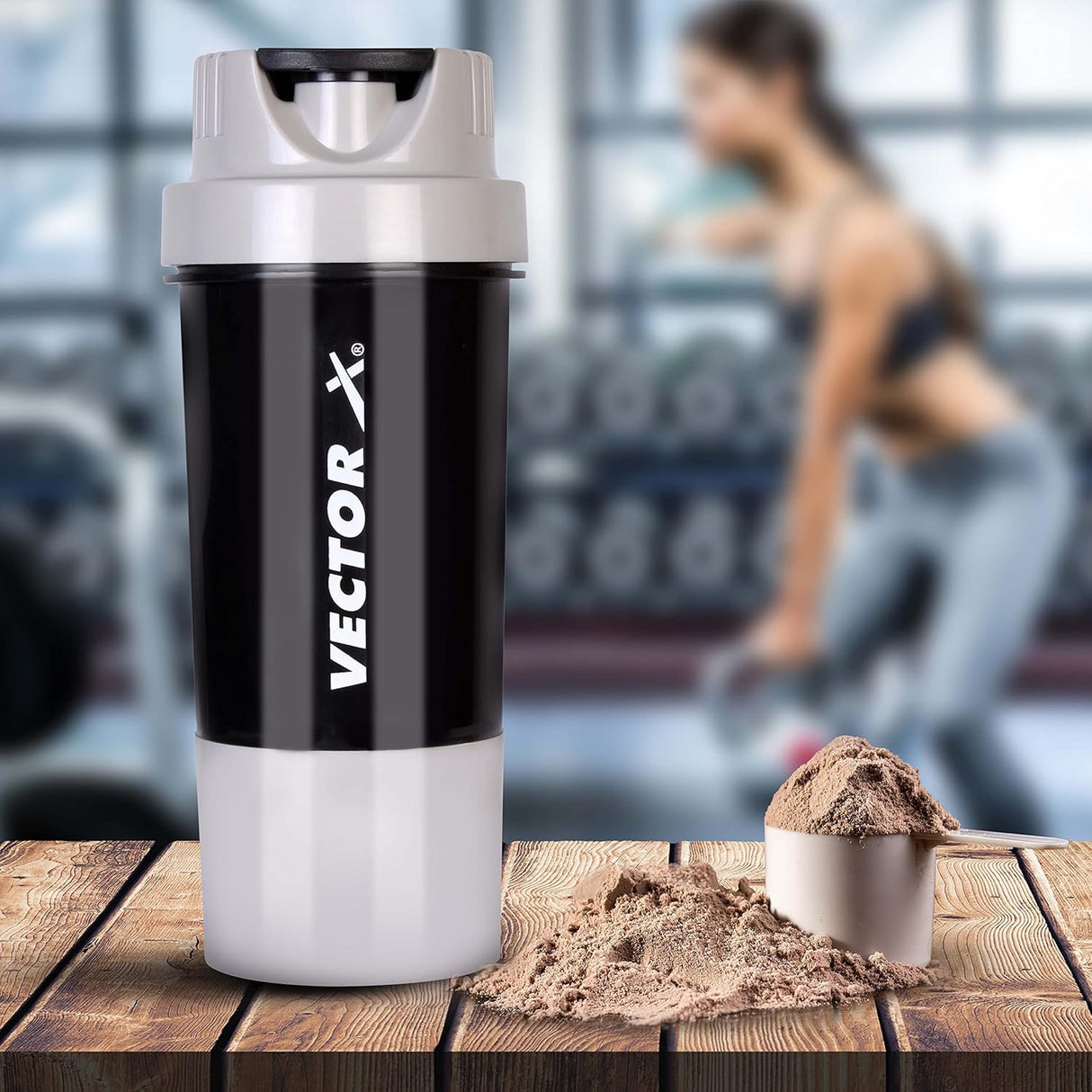 Vector X Thunder Steel Shaker Bottle For Protein Shake With Material Grade 0.5 Non Toxic 500 ml Shaker