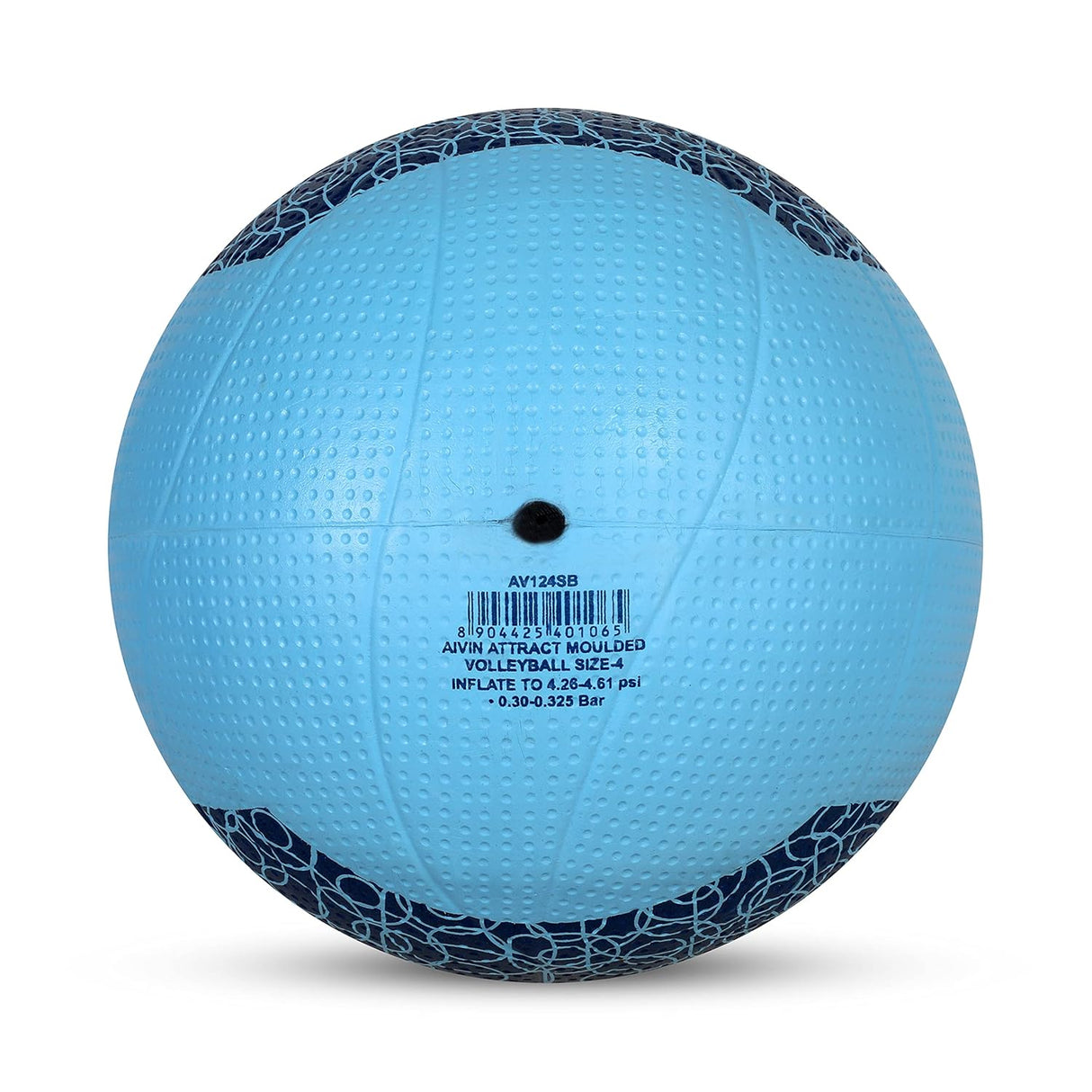 AIVIN Attract Volleyball, Volleyball Games, Match Ball, Training Ball, Indoor, Outdoor Ball, Durable for Practice, Water Resistant and Suitable for All Surface, (Sky-Blue) Size-4