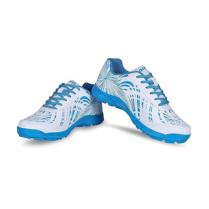 Aivin County Cricket Shoes for Men with Synthetic Leather Upper/Sports Shoes/EVA Sock Liner for Sports/Leightweight Shoe