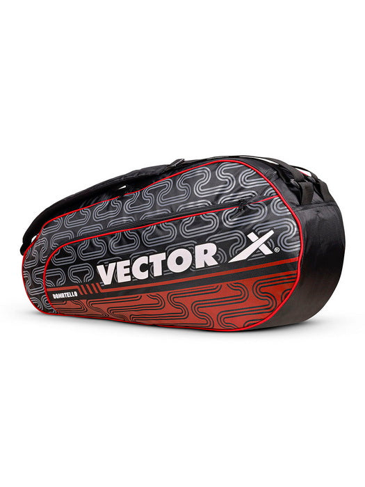 Vector X Donatello Water Resistant 4 Compartment Badminton Bag with Padded Shoulder Strap