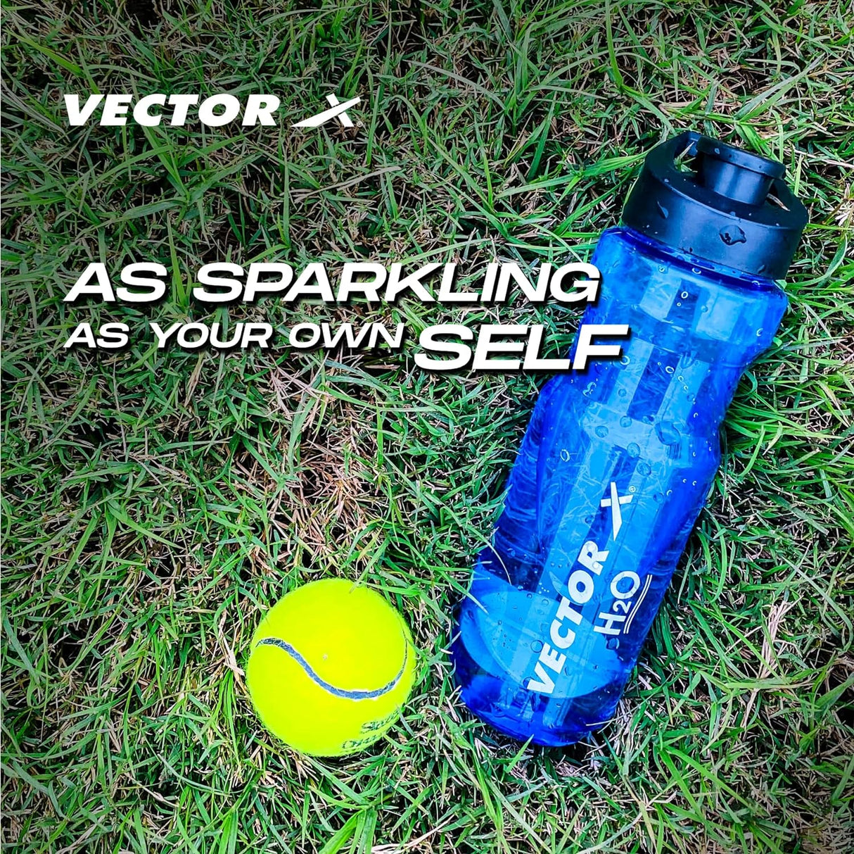 Vector X H2O Sipper Water Bottle, 750ml Leak Proof Bottle, Non-Toxic & BPA Free, Ideal for School, Gym (Multicolor, Pack of 2) (2)