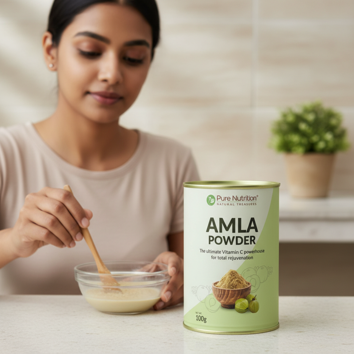 Organic Amla Powder Natural Vitamin C | Hair, Skin & Immunity Support