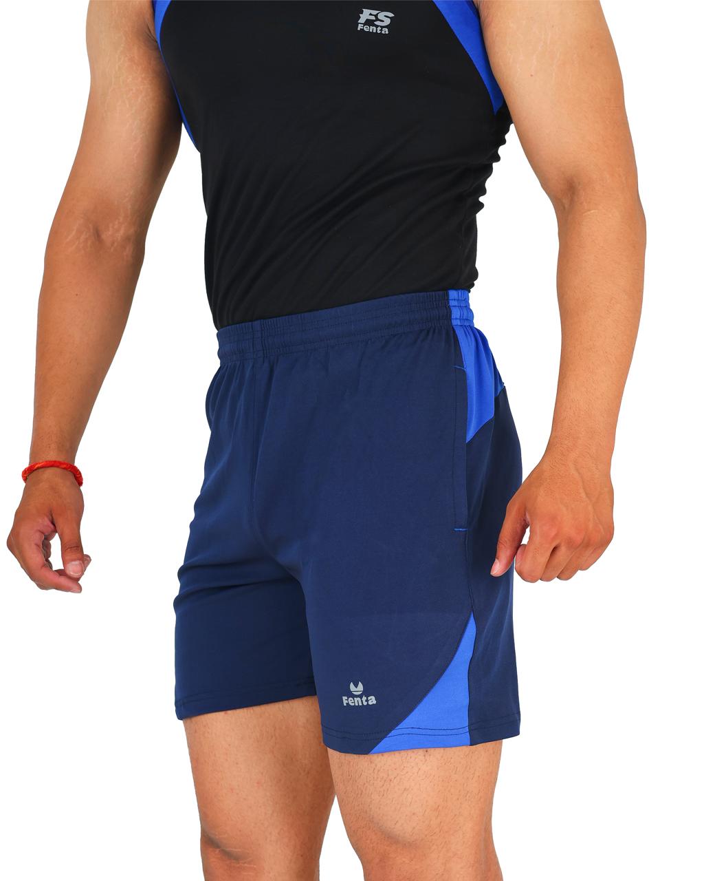 Fenta 4-Way Lycra Shorts with Dual Side Zippers