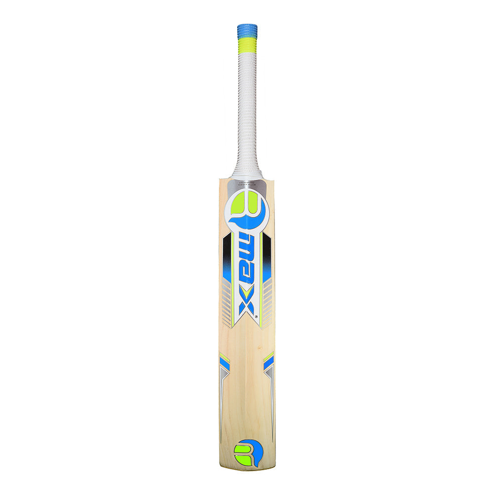 RMax Kashmir Willow Thunder Leather & Tennis Ball Cricket Bat with Bat Cover | Kibi Sports R-Max