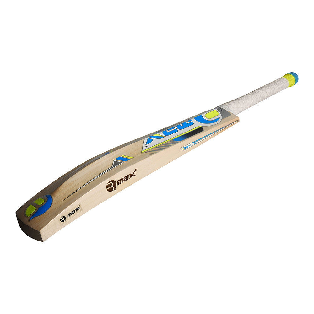 RMax Kashmir Willow Thunder Leather & Tennis Ball Cricket Bat with Bat Cover | Kibi Sports R-Max