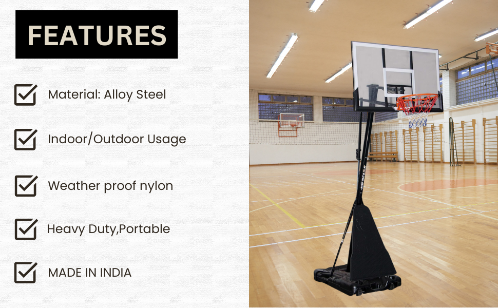 Nivia Pro Dunk Portable Basketball Set