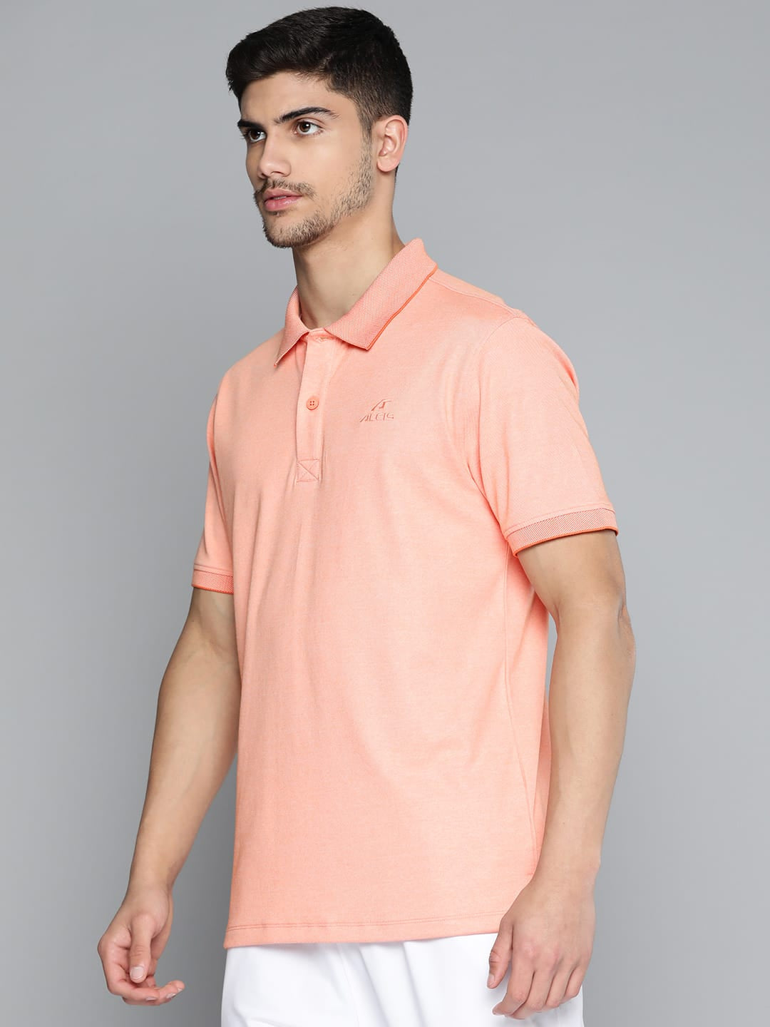 Alcis Men Anti Static Slim Fit Sports Polo
