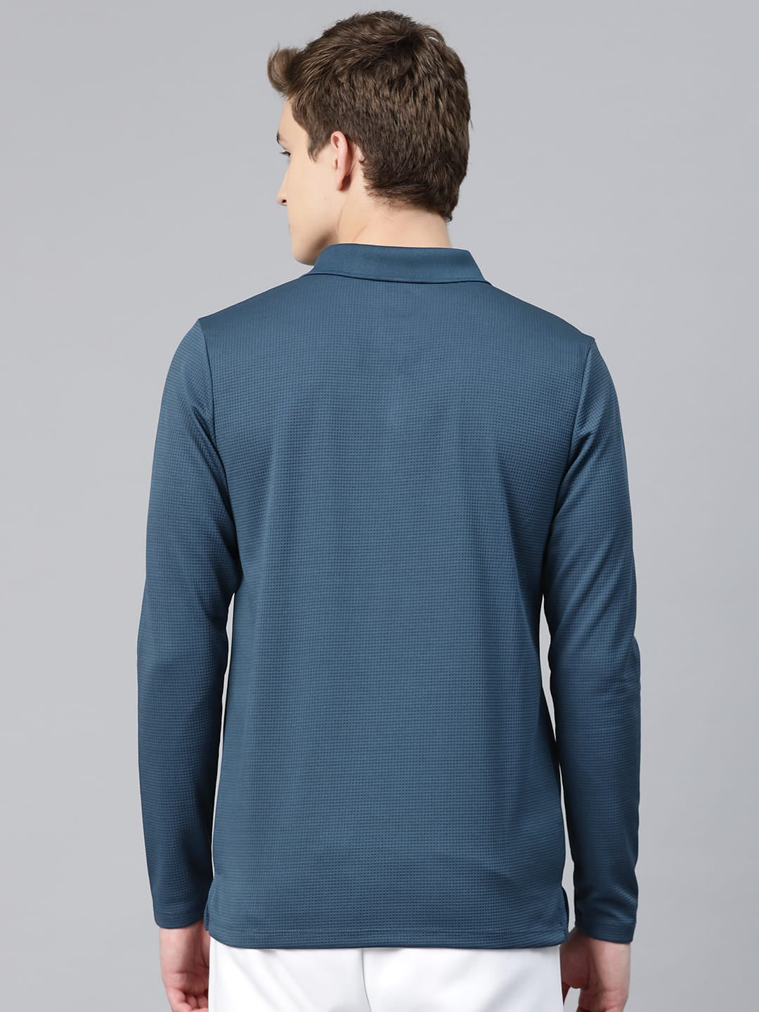 Alcis Men's Polo Collar Anti Static Slim Fit T-shirt