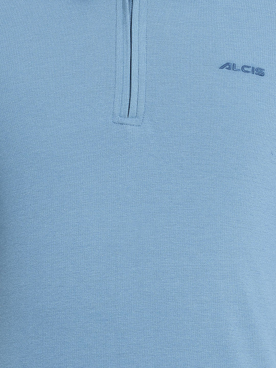 Structured Zip Polo Tee