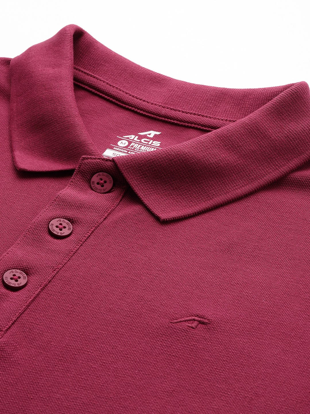 Alcis Men's Maroon Ease Polo