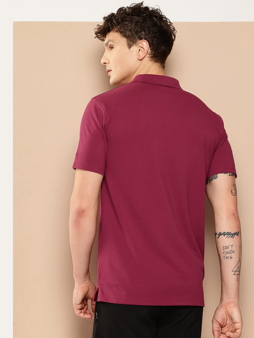 Alcis Men's Maroon Ease Polo
