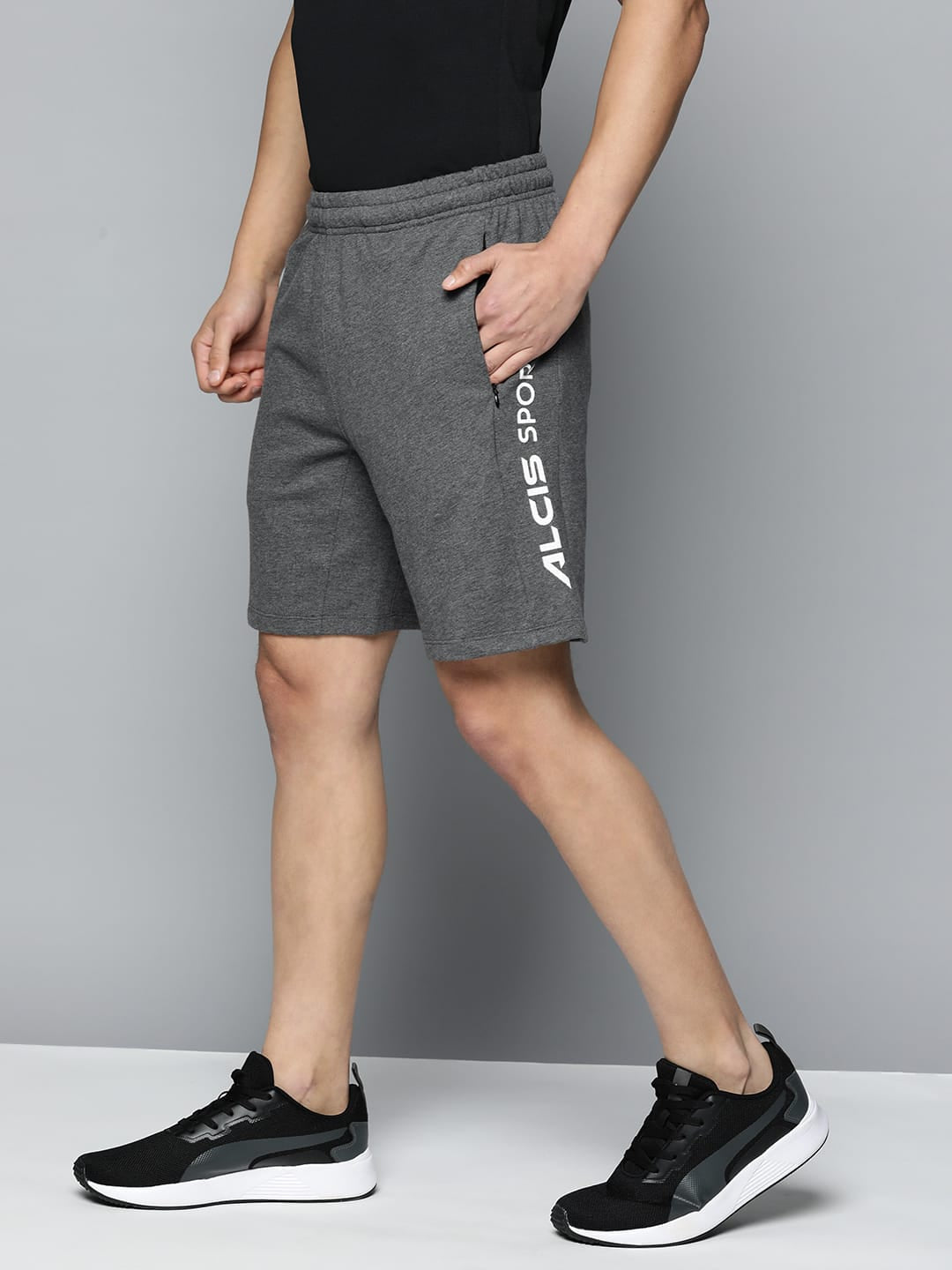 Alcis Men Regular Fit Sports Shorts