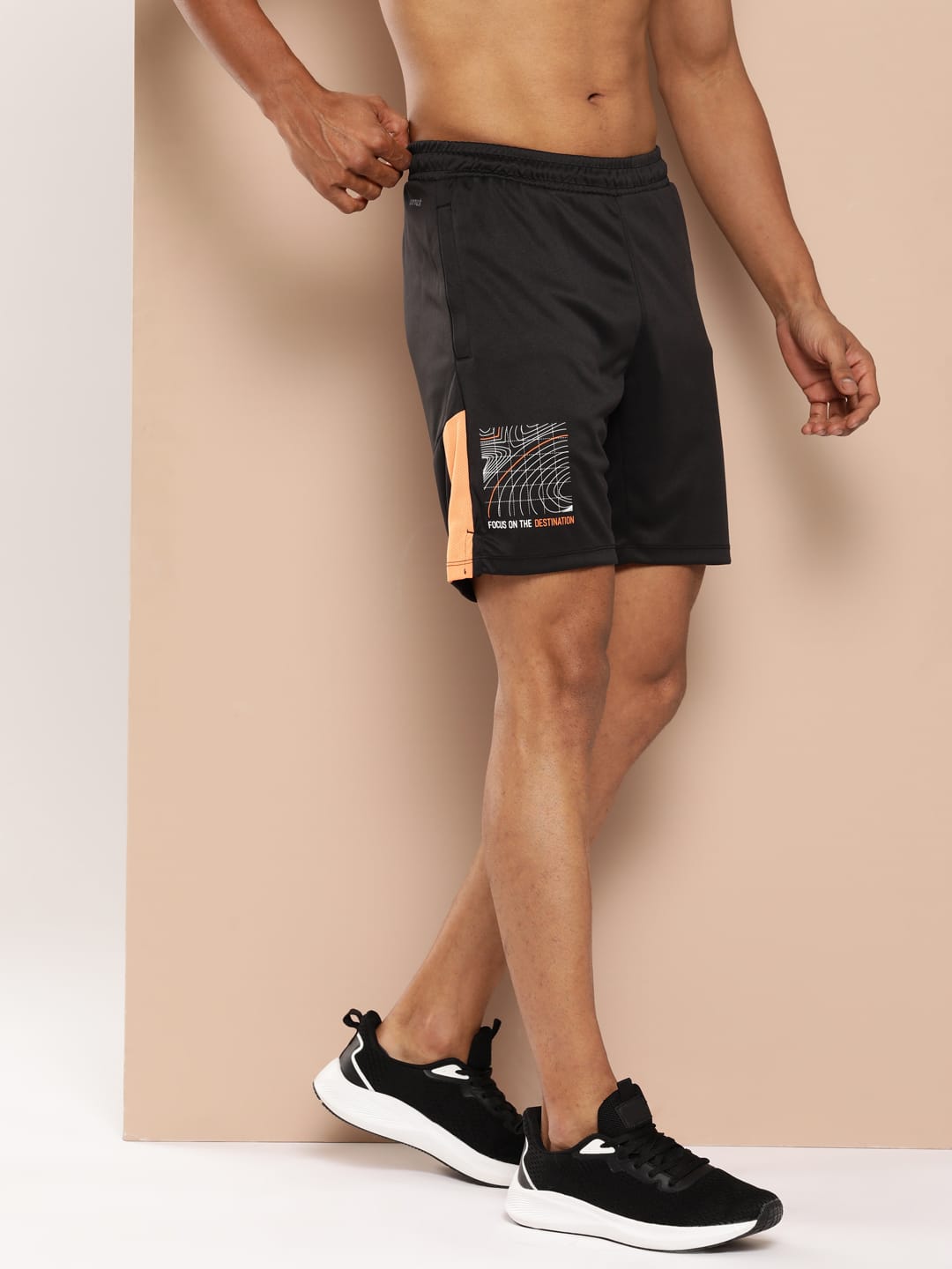 Alcis Men's Black Next Mile Shorts